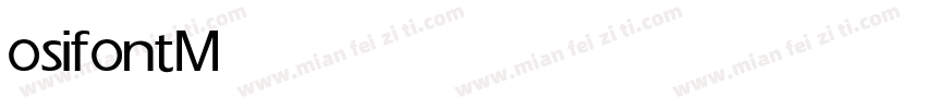 osifont Medium字体转换